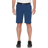 Ben Hogan Performance Men's Flat Front Horizontal Texture Active Flex Short