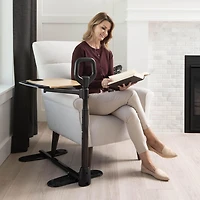 Stander TV Tray, Adjustable Tray Table, Swiveling Laptop Desk and Dinner Tray for Living Room