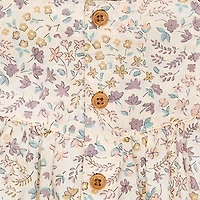 modern moments™ by Gerber® - 2pc Dress + Diaper Cover - Beige Floral