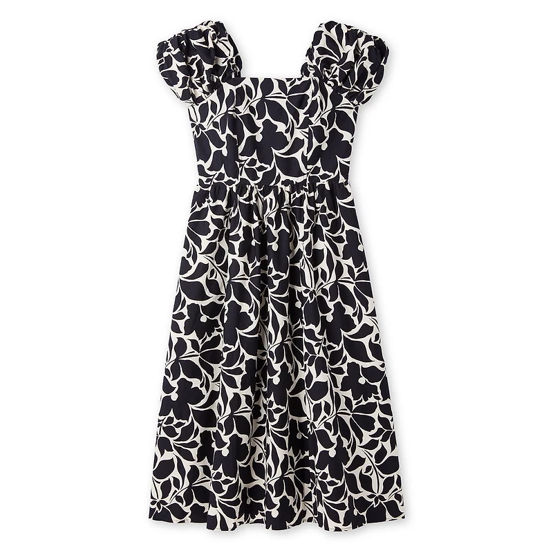 George Women's Puff Sleeve Printed Maxi Dress