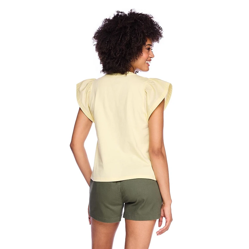 George Women's Flutter-Sleeve Top