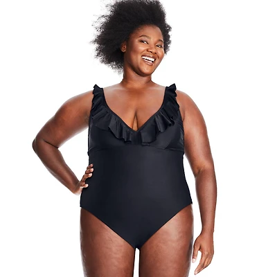 George Plus Women's Ruffle Swimsuit