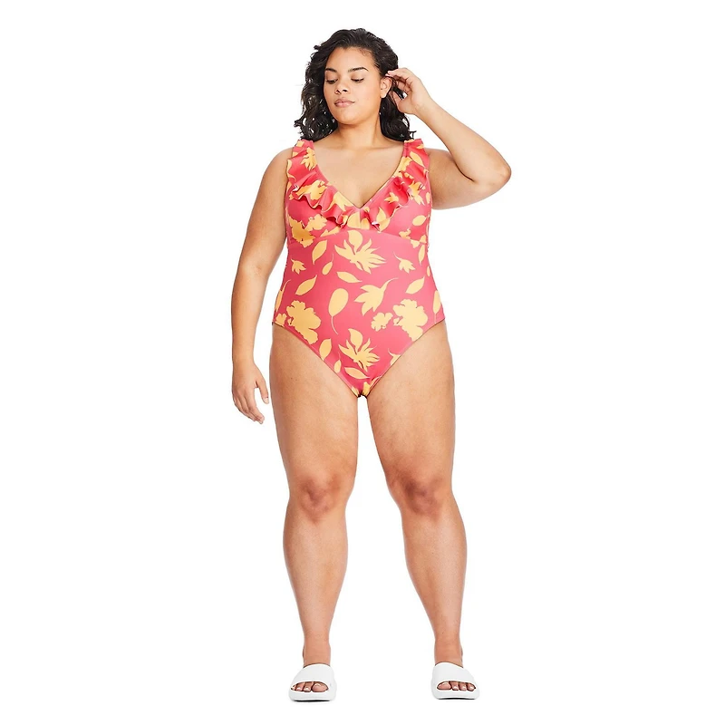 George Plus Women's Ruffle Swimsuit