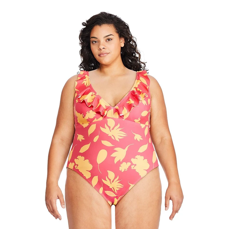 George Plus Women's Ruffle Swimsuit