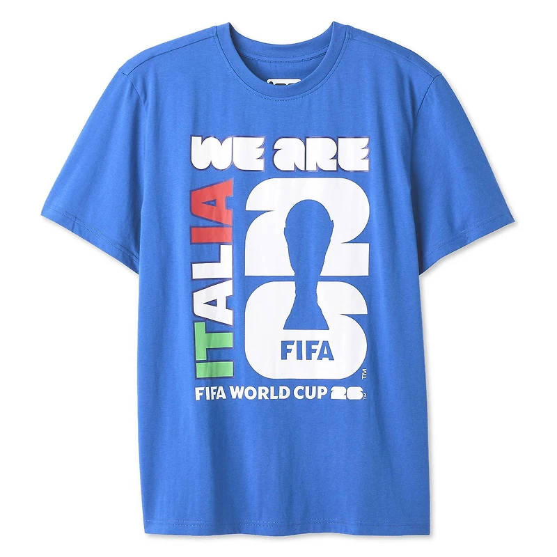 T-shirt Coupe du monde FIFA 2026 Italie pour hommes