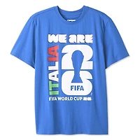 T-shirt Coupe du monde FIFA 2026 Italie pour hommes