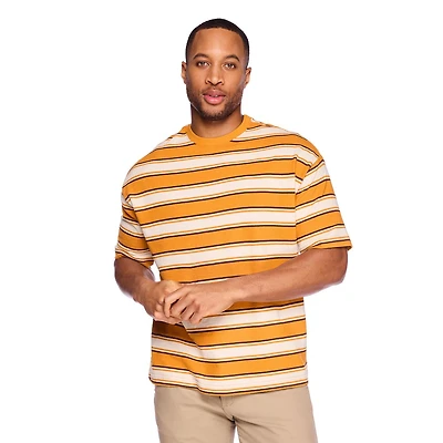 George Men's Striped Loose Fit T-Shirt