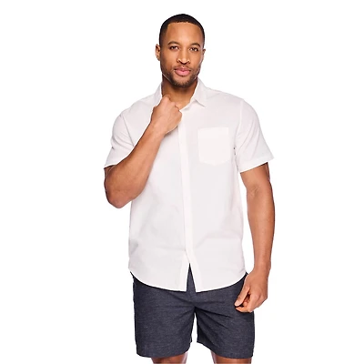 Chemise en mélange de lin George pour hommes