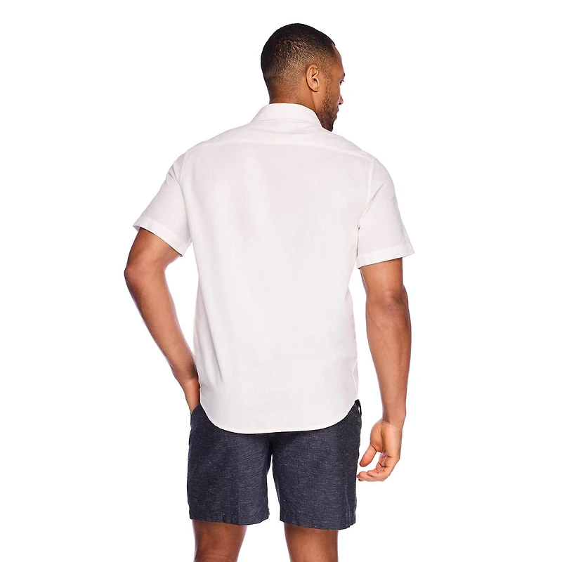 Chemise en mélange de lin George pour hommes