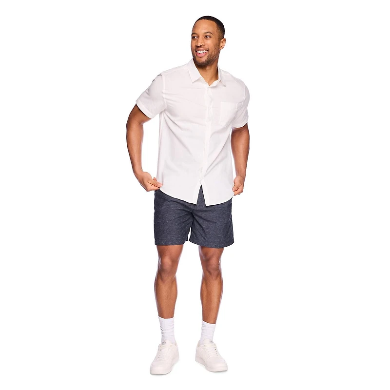 Chemise en mélange de lin George pour hommes