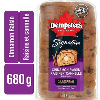Dempster’s® Signature Cinnamon Raisin Sliced Bread, 680 g
