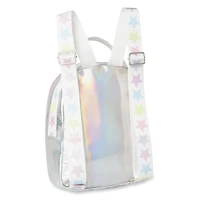 George Girls' Silver Iridescent Backpack