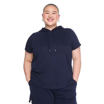 Lane Bryant Women'S Plus Short-Sleeve Hoodie