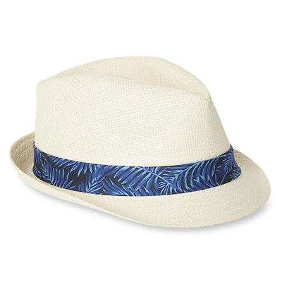 Fedora de couleur unie George pour hommes
