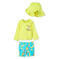 George Baby Boys' Three Piece Rashguard Set