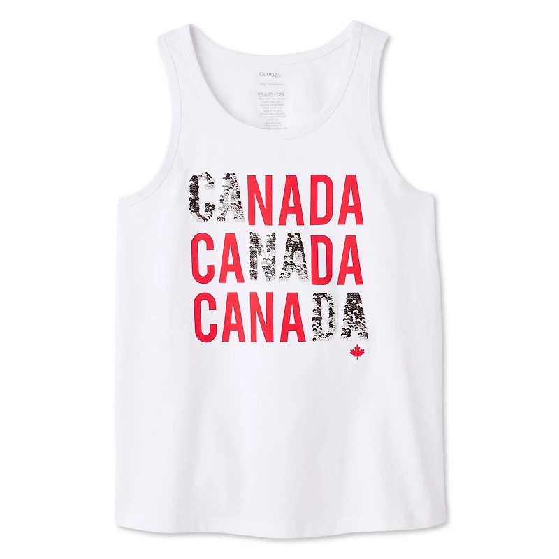 George Girls' Canada Day Tank Top