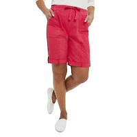 Short avec ceinture montée côtelée Penmans pour femmes