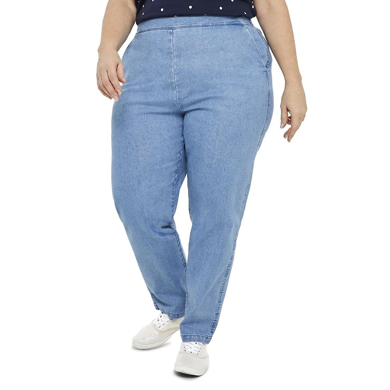 Penmans Plus Women's Pull-On Denim Pant