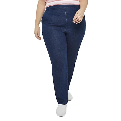 Penmans Plus Women's Pull-On Denim Pant, Sizes 1X-4X