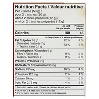 Maple Leaf Natural Less Salt Bacon, 375 g