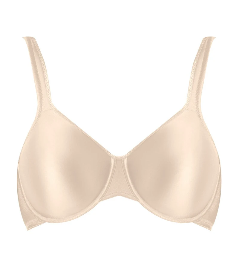 Exquisite Form #9675123 FULLY Full-Support T-Shirt Bra, Seamless Cups, Stretch Satin