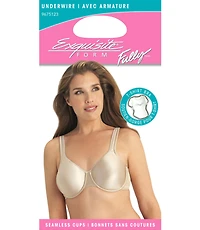 Exquisite Form #9675123 FULLY Full-Support T-Shirt Bra, Seamless Cups, Stretch Satin