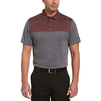 Polo décontracté à manches courtes Birdseye Block pour homme