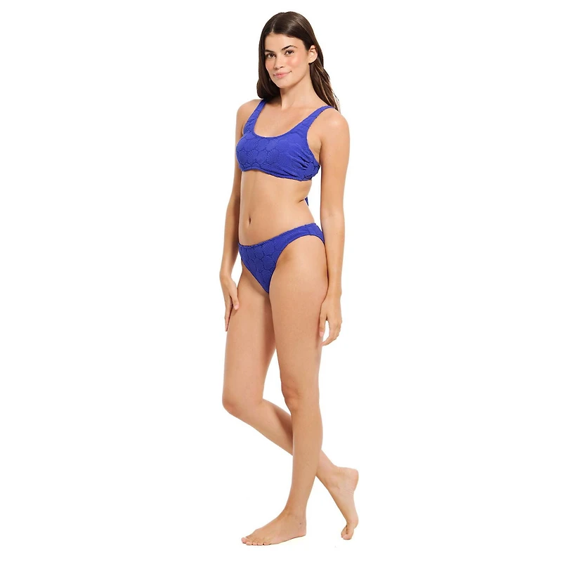 Summer Flirtt Bas de bikini texturés taille basse pour femme