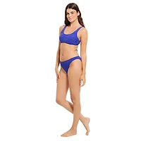 Summer Flirtt Bas de bikini texturés taille basse pour femme