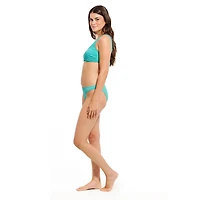 Summer Flirtt Haut de bikini texturé à encolure arrondie pour femme