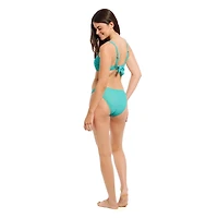 Summer Flirtt Haut de bikini texturé à encolure arrondie pour femme