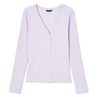 George Women's Henley Tee, Sizes XS-XXL