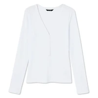 T-shirt henley George pour femmes