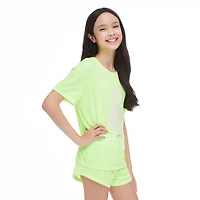 Pyjama 3 pièces interactif et luminescent Justice pour filles