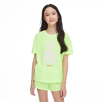 Pyjama 3 pièces interactif et luminescent Justice pour filles