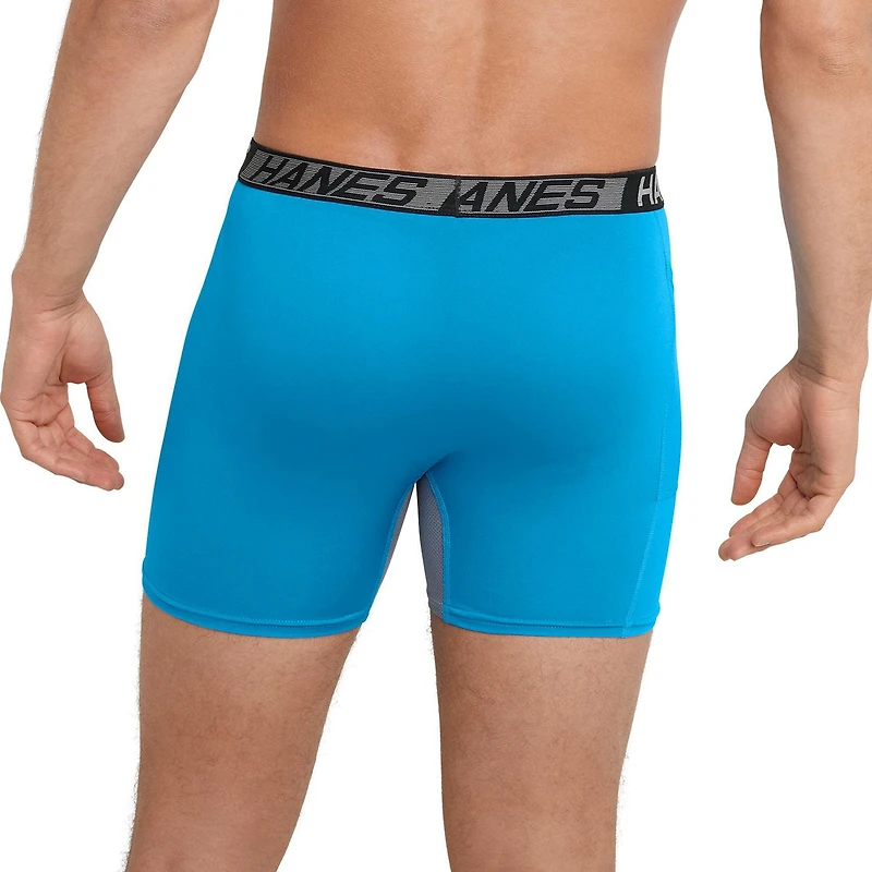 Hanes X-Temp Total Support Pouch Calecons Boxeurs Sans Etiquette, Evacuation de l'humidite P3