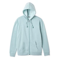 Chandail à capuchon zippé sur la longueur George pour hommes