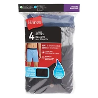 Hanes Men's ComfortSoft Knit Boxer Underwear