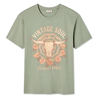 T-shirt à imprimé graphique The Pink Closet pour femmes
