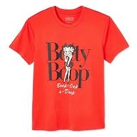 T-shirt à manches courtes Betty Boop pour femmes Tailles TP–TG