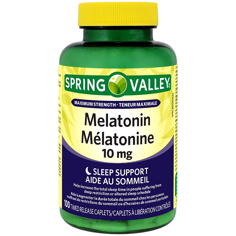 Spring Valley  Melatonine 10mg Double Action