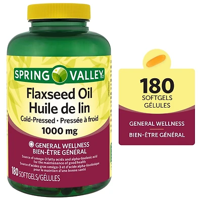 Spring Valley Flaxseed Oil 1000mg