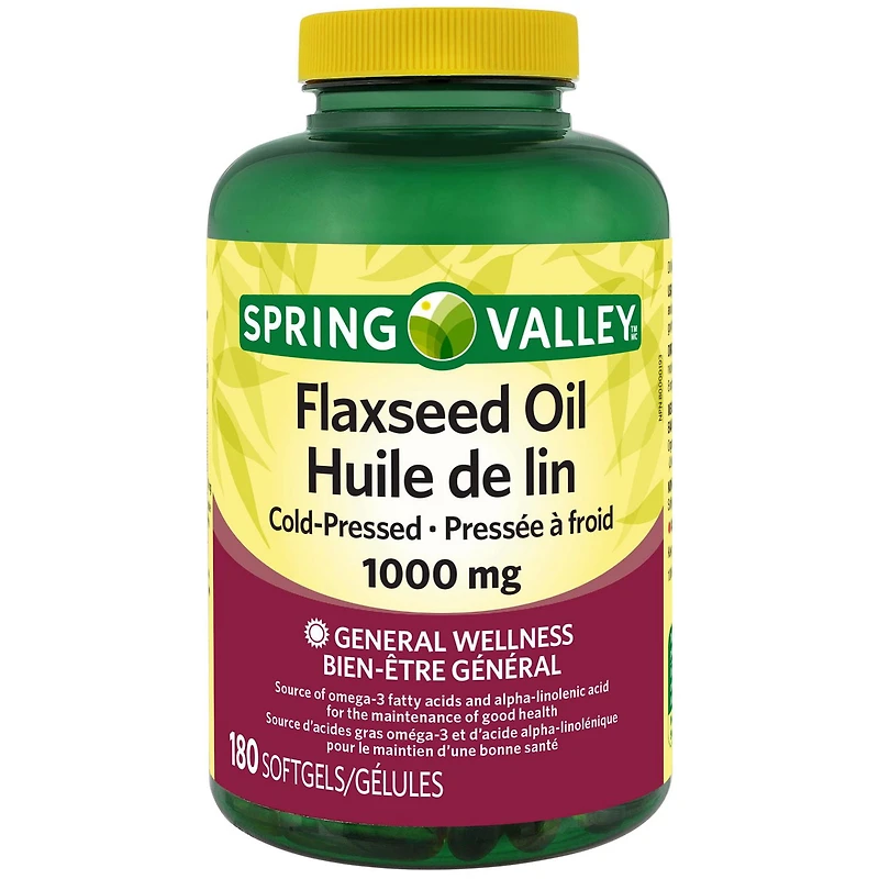 Spring Valley Flaxseed Oil 1000mg