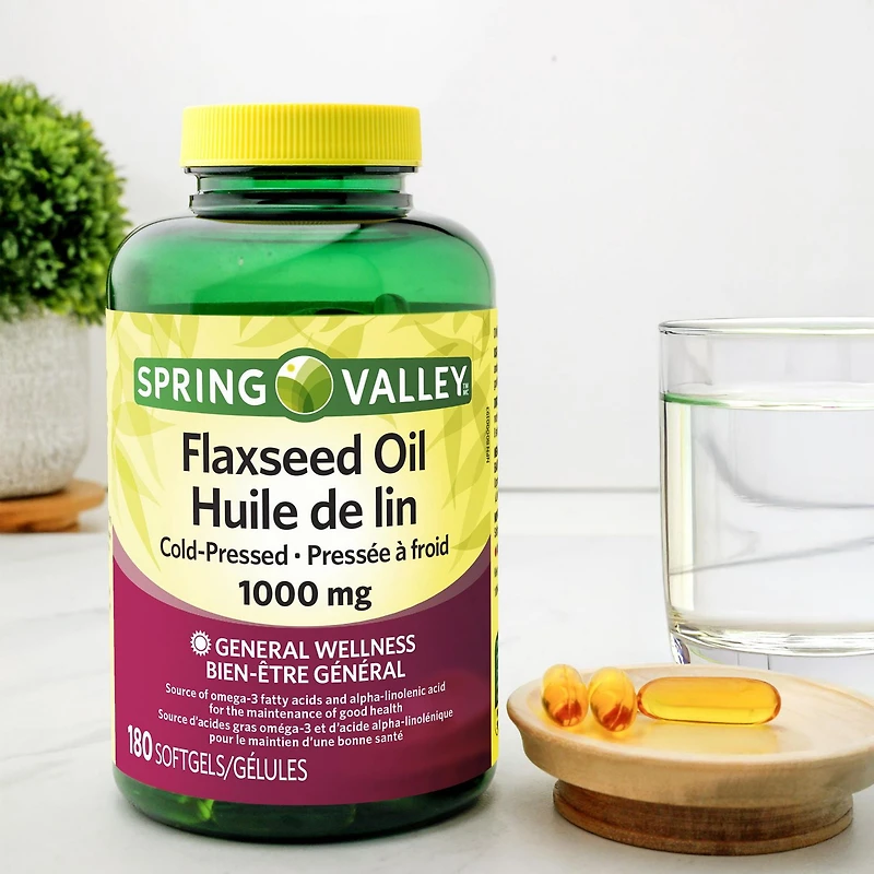 Spring Valley Huile De Lin 1000mg