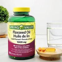 Spring Valley Huile De Lin 1000mg