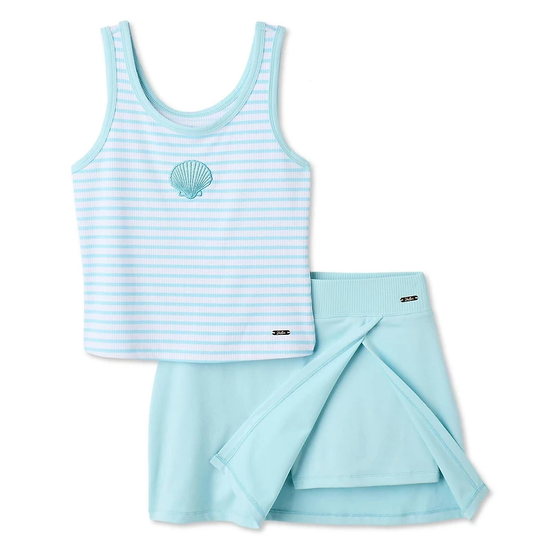 Ensemble 2 pièces avec jupe-short Justice pour filles