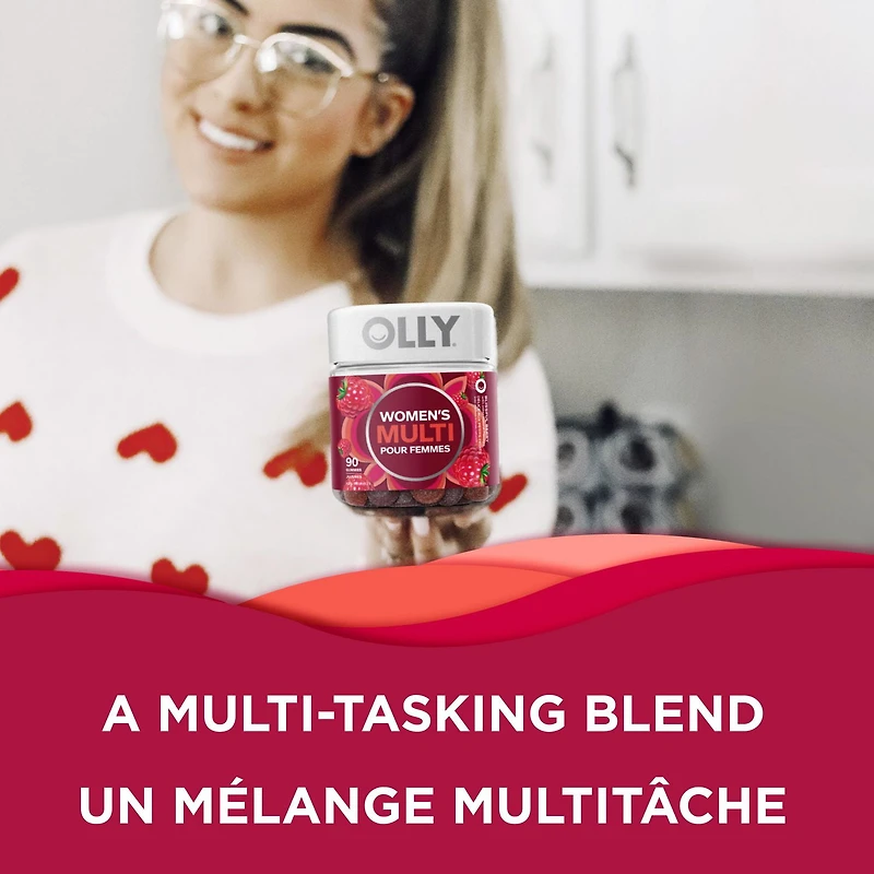 Vitamine Olly Délices aux petits fruits pour femmes 45 jours de vitamine