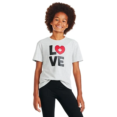 T-shirt fête du Canada George pour filles