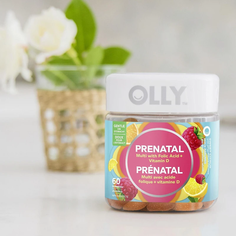 OLLY Prenatal Sweet Citrus Prenatal Vitamin, 30 day supply Vitamin