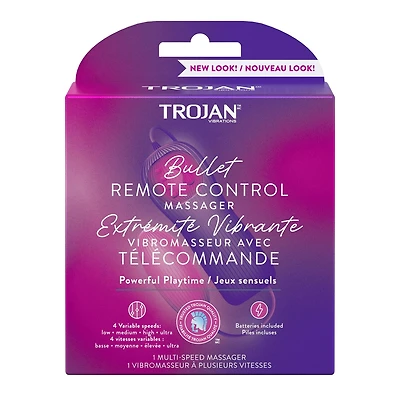 Trojan Vibrations Extrémité Vibrante Vibromasseur Avec Télécommande 1 Vibromasseur À Plusieurs Vitesses